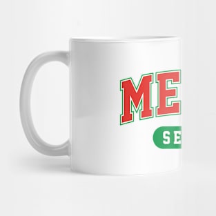 Merry Season Varsity Mug